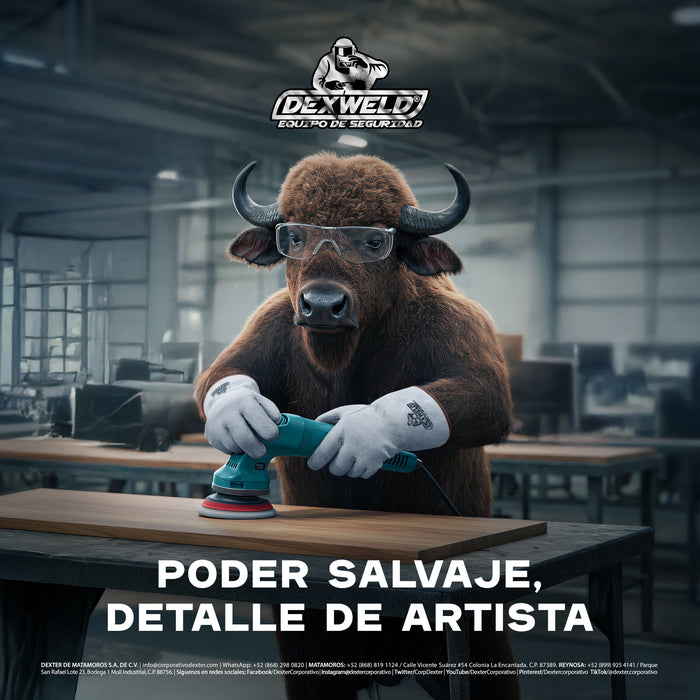 Guante DW-2253 de Piel de Búfalo Tipo Operador