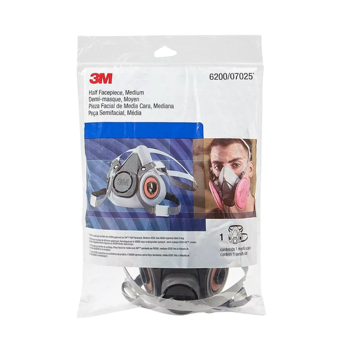 Respirador Reutilizable 6200 de Media Cara - 3M