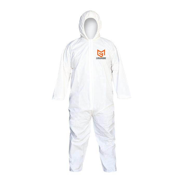 Overol Desechable MG1003 con Gorro, Elasticos Ajustables y Zipper