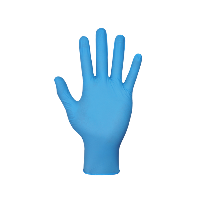 Guante Desechable N2004PF Azul de Nitrilo Sin Polvo