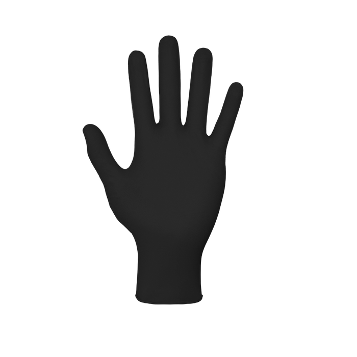 Guante Desechable N2006PF Negro de Nitrilo Sin Polvo
