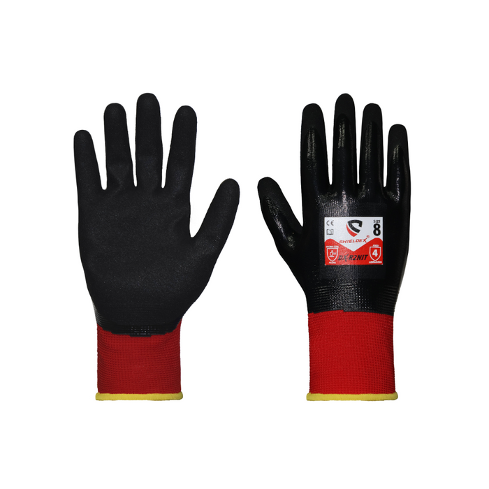 Guante DX-R2NIT Tejido con Doble Recubierto de Nitrilo
